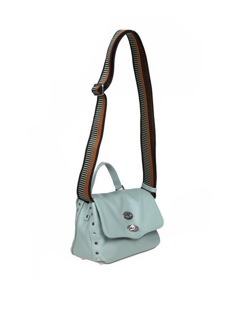 Zanellato Blue Soft Leather Bag That Can Be Carried