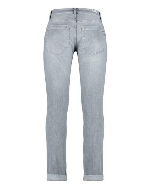 Dondup Blue George 5-pocket Jeans for men