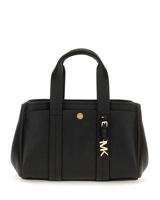 Michael Kors Black Leather "Romee" Bag