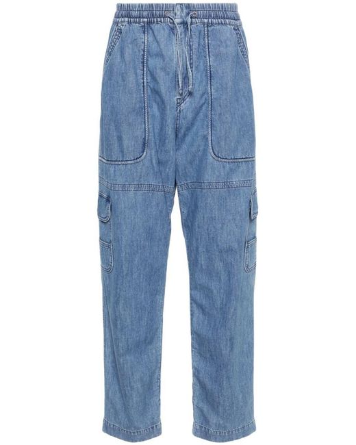 Isabel Marant Blue Straight Vanni Trousers for men