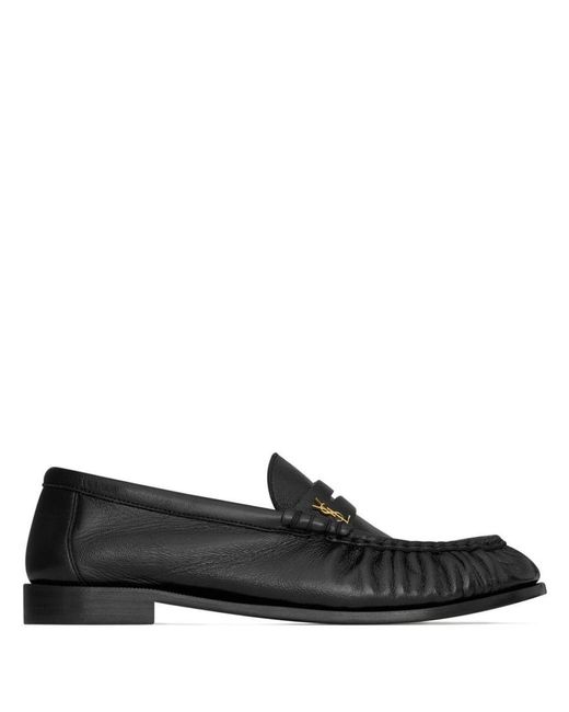 Saint Laurent Black Le Loafer 15 Leather Moccasins