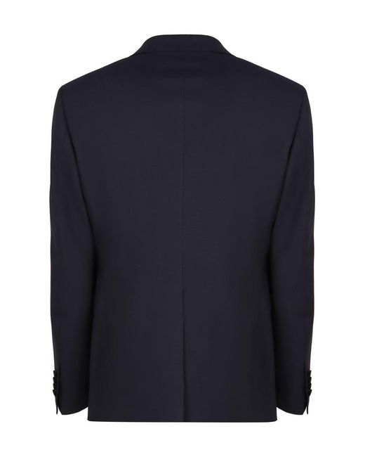 Tagliatore Blue Three-Piece Wool Suit for men