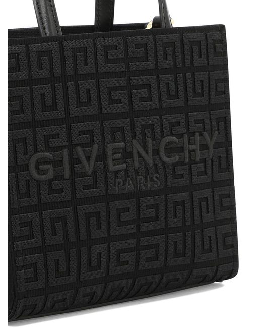 Givenchy Black Mini G-Tote Shopping Bag