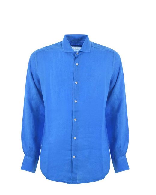 Mc2 Saint Barth Blue Shirts for men