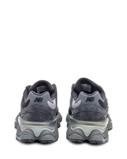 New Balance White 9060 Mesh And Suede Sneakers for men