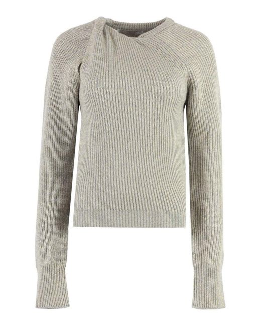 Stella McCartney Gray Cashmere Blend Sweater