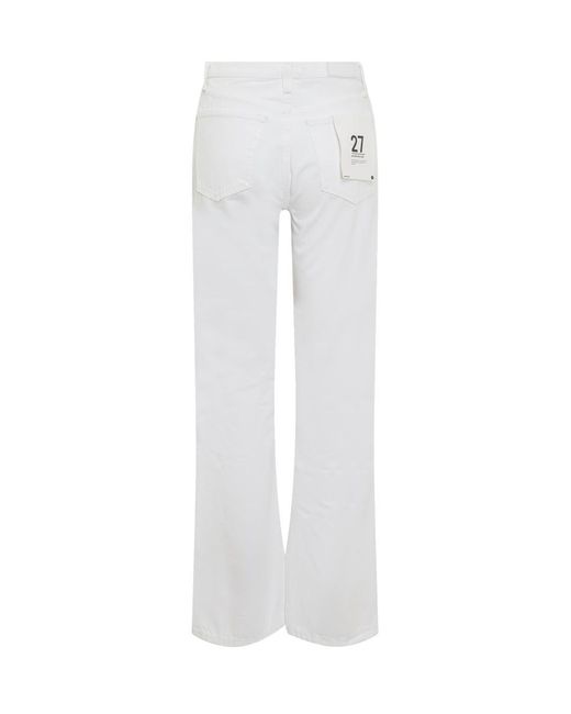Re/done White Re Done Long Jeans