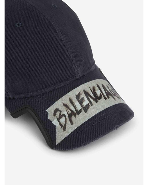 Balenciaga Blue Cap Masking Tape for men