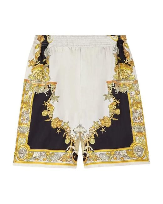 Versace Multicolor Coral Theatre Shorts for men