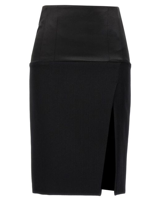 Givenchy Black Tailored Skirt
