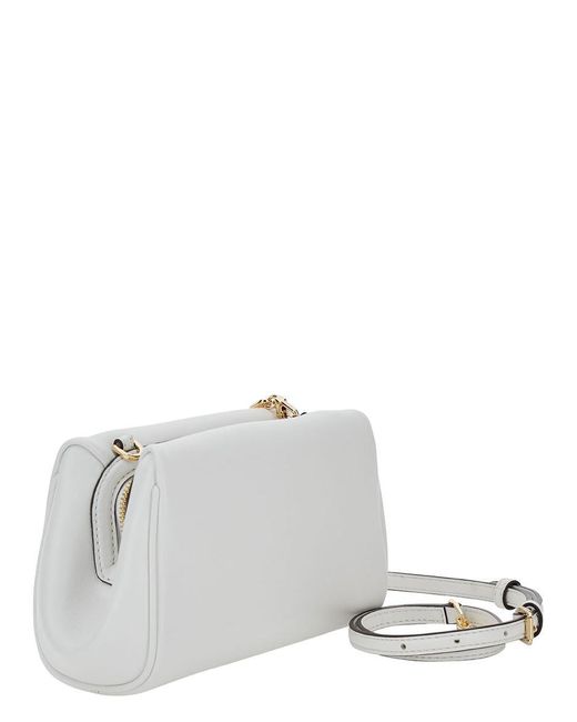 Michael Kors White Pouch With Logo Detail