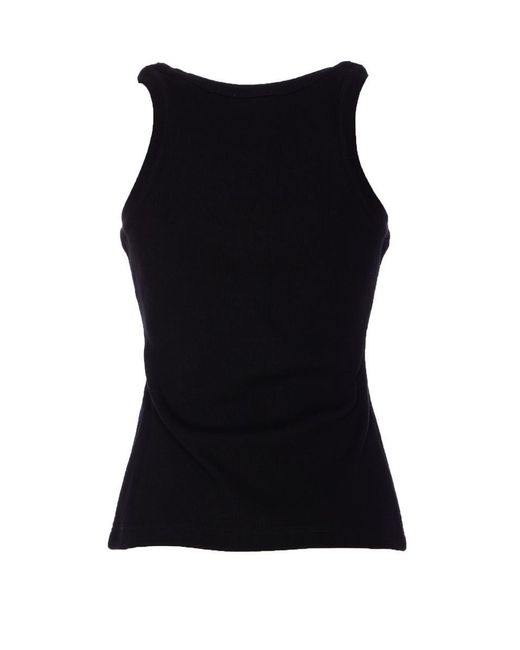 Alexander McQueen Black T-Shirts And Polos