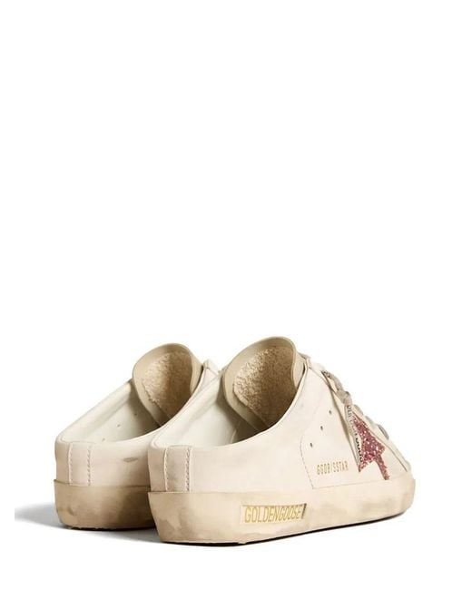 Golden Goose Deluxe Brand Natural Bio Based Upper Glitter Star