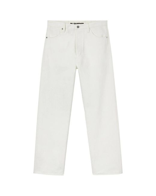 Jil Sander White Jeans for men