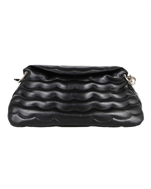 Chloé Black Juana Leather Shoulder Bag