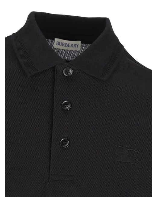 Burberry Black T-shirt And Polo Shirt for men