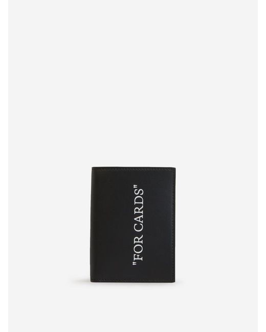 Off-White c/o Virgil Abloh White Quote Bookish Wallet for men