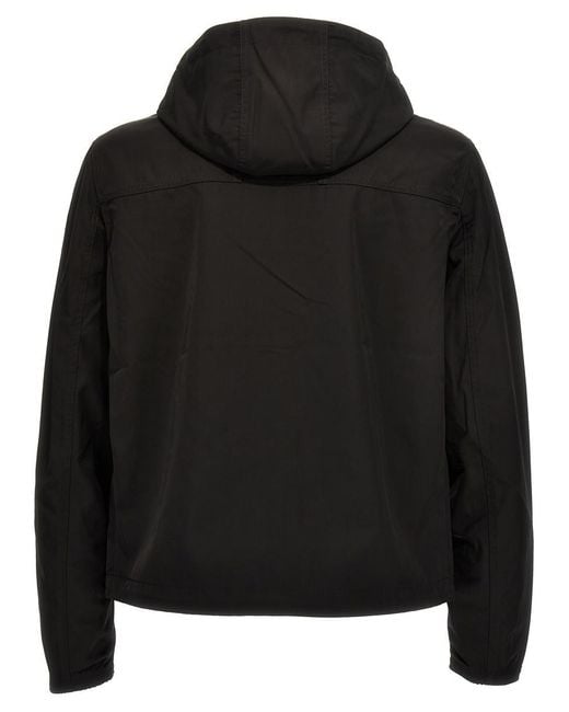 1017 ALYX 9SM Black 'X' Hooded Jacket for men