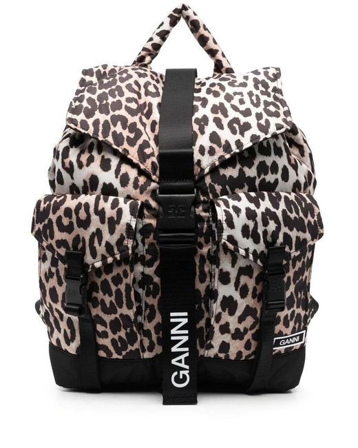 Ganni Black Backpacks