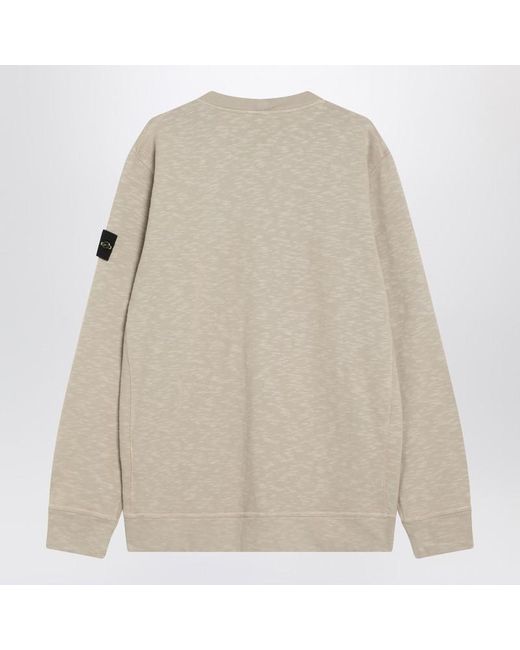 Stone Island Natural Desert-Coloured Sweatshirt for men