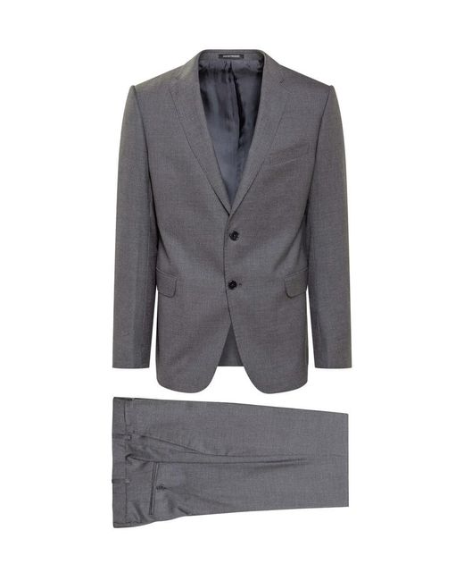 Emporio Armani Gray Two Piece Suit for men