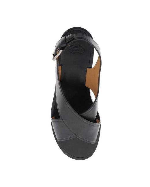 Church's Black "rhonda Leather Sandals For