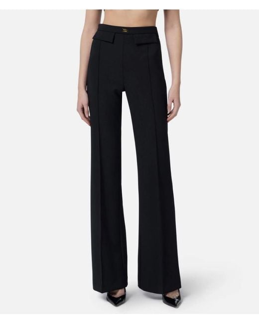 Elisabetta Franchi Blue Trousers