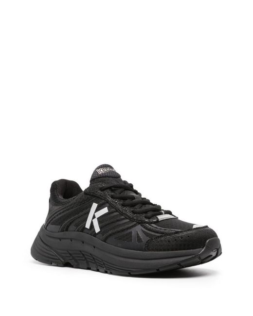 KENZO Black Tech Runner Sneakers for men
