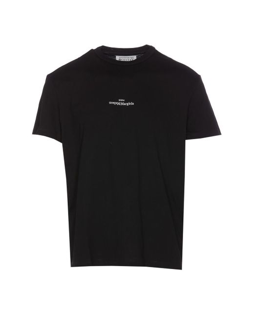 Maison Margiela Black T-shirts And Polos for men