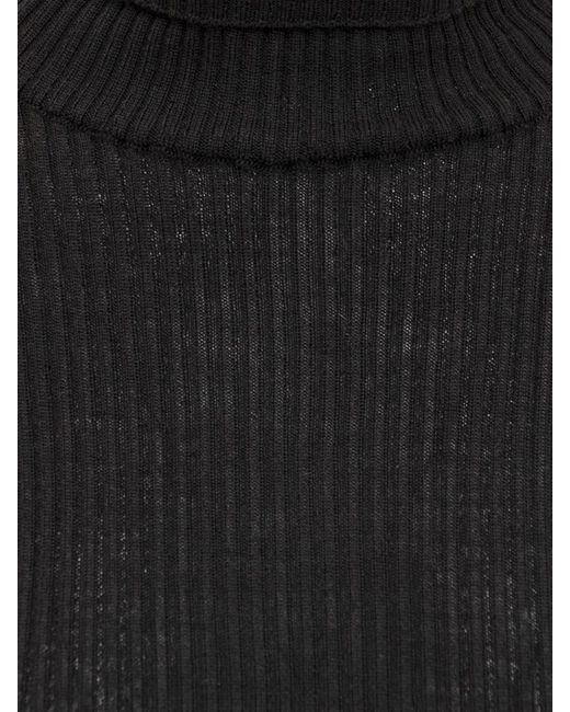 Jucca Black Turtleneck Sweater