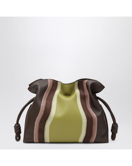 Loewe Green Flamenco Medium Clutch