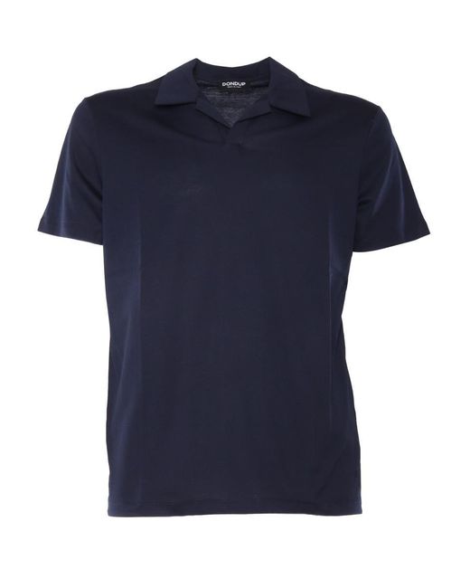 Dondup Blue T-Shirt M/C for men