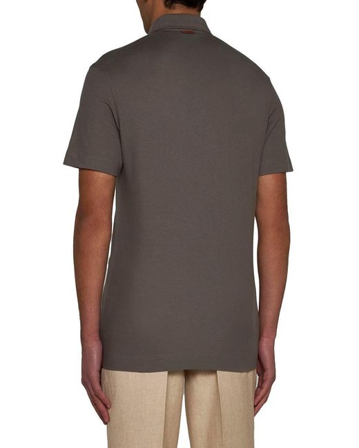 Zegna Gray T-Shirts for men