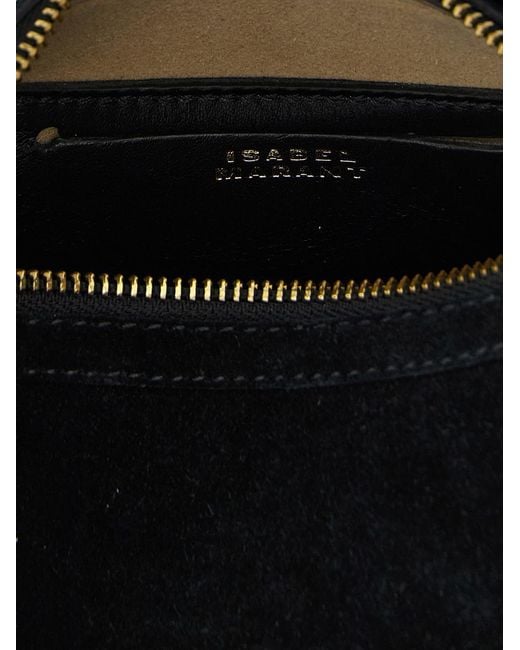 Isabel Marant Black 'Oskan Moon' Shoulder Bag