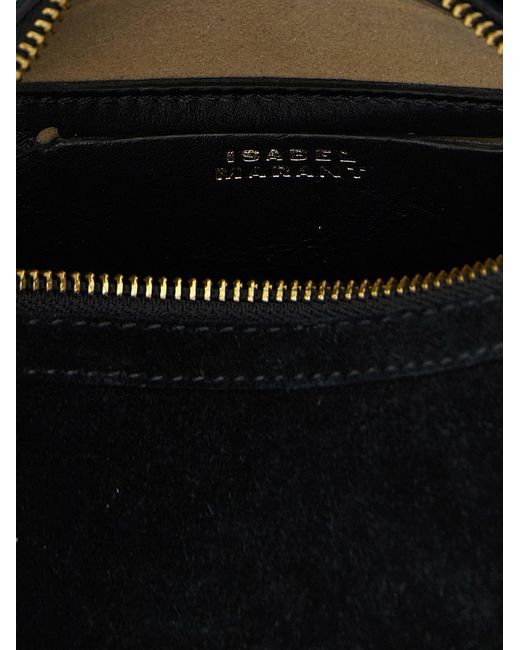 Isabel Marant Black 'Oskan Moon' Shoulder Bag