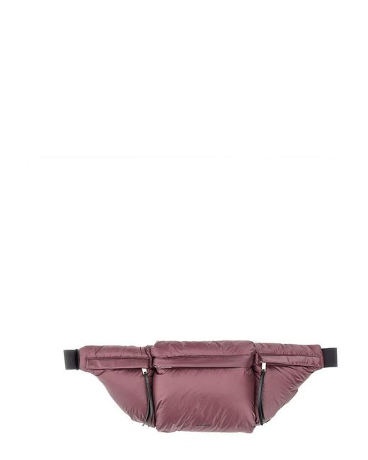 Jil Sander Purple Padded Pouch