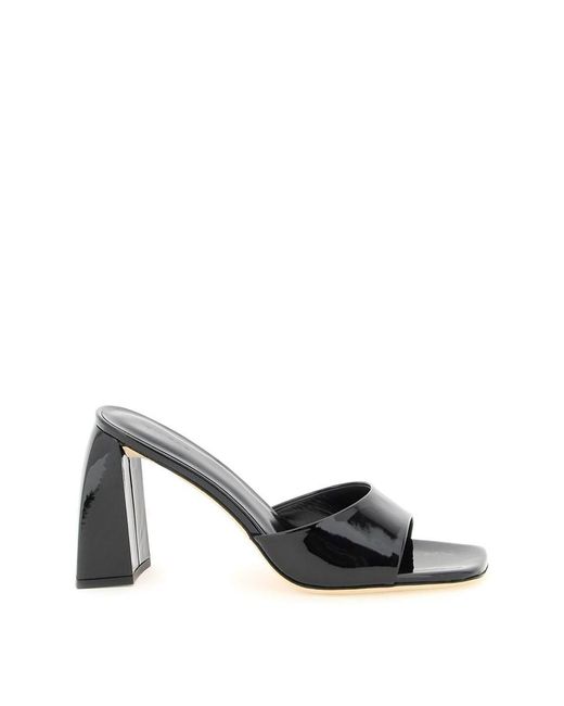 By Far Black Patent Leather 'michele' Mules