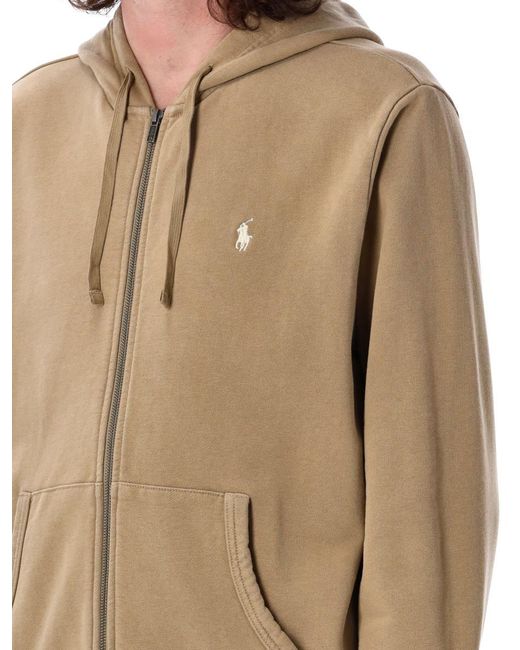 Polo Ralph Lauren Blue Full-Zip Hoodie for men