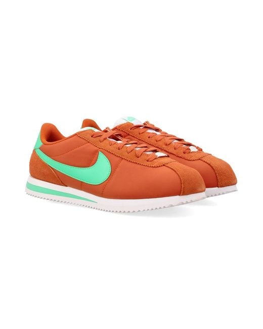 Nike Orange Cortez Textile