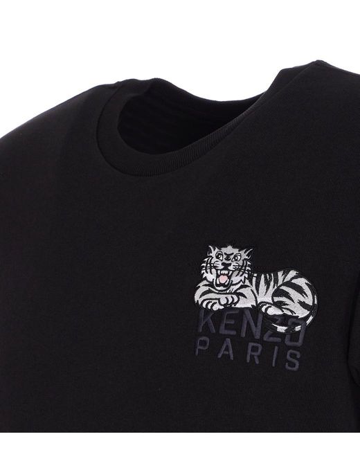 KENZO Black T-shirts And Polos for men