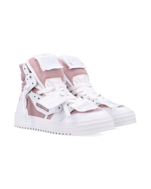 Off-White c/o Virgil Abloh White Off Court 3.0 High Top Sneakers