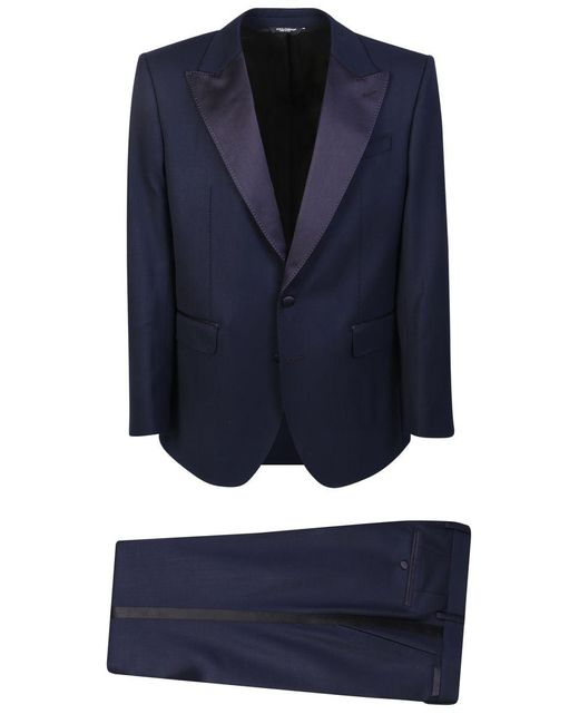 Dolce & Gabbana Blue Suits for men