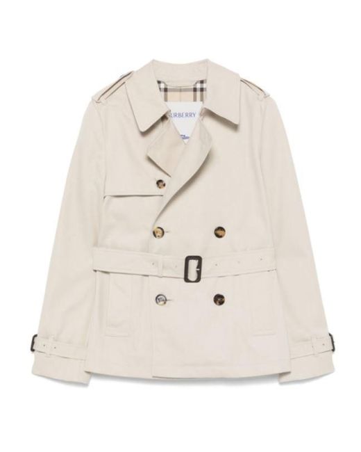 Burberry Natural Stylish Jacket With Durable Blend
