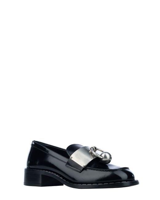 Prada Black Loavers