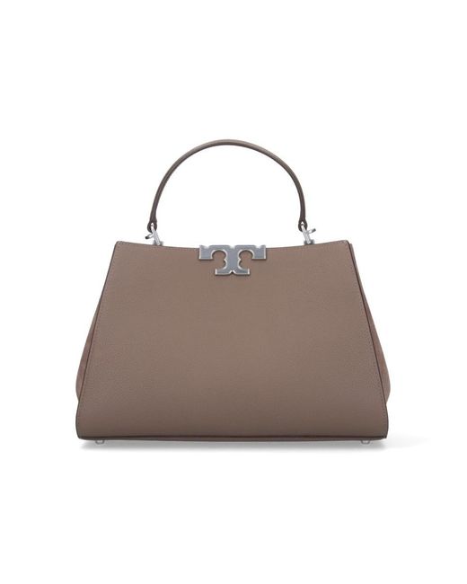 Tory Burch Brown 'Eleanor' Large Top Case