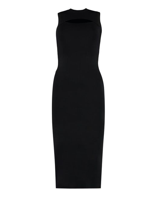 Victoria Beckham Black Knitted Dress