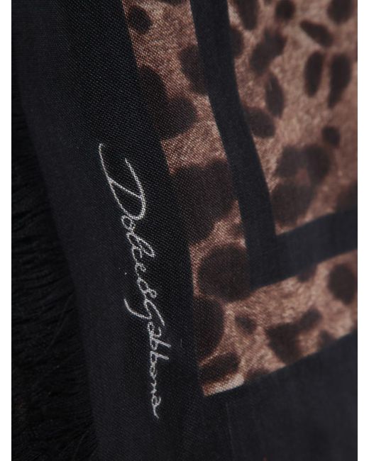 Dolce & Gabbana Black Scarves