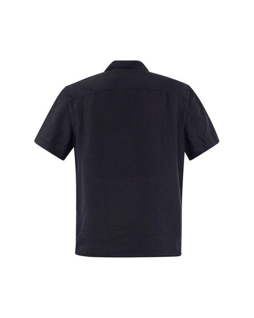 Peserico Blue Linen Shirt for men