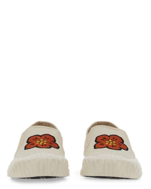 KENZO White Flat Shoes
