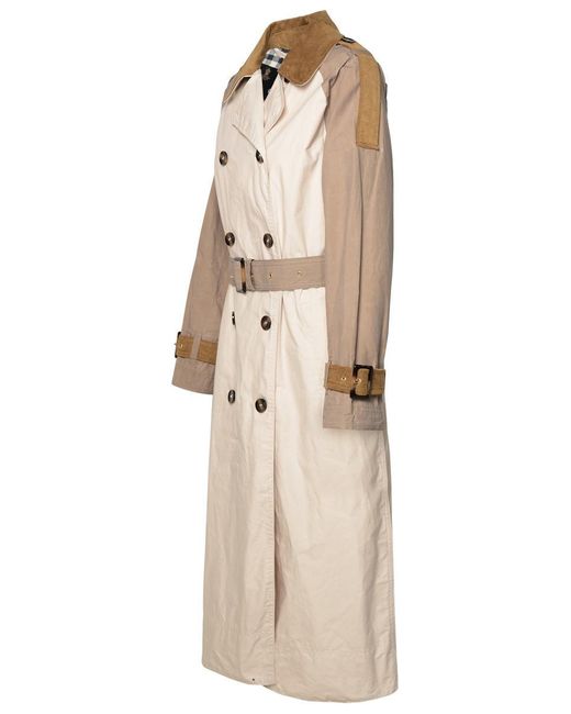 Barbour Natural 'Ingleby' Cotton Trench Coat